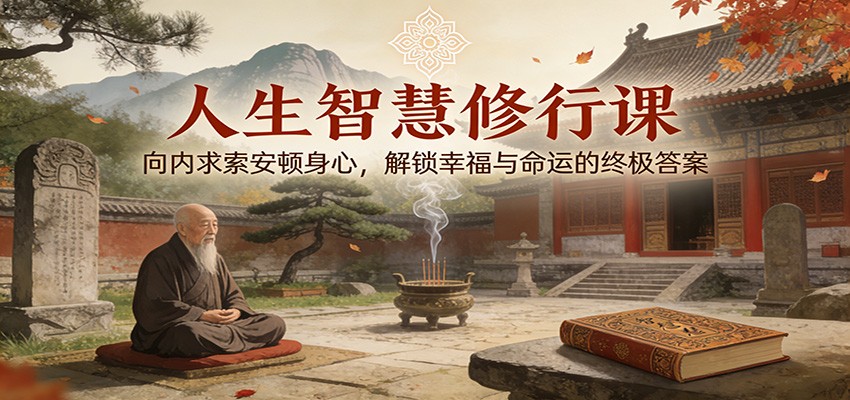 人生智慧修行课：向内求索安顿身心，解锁幸福与命运的终极答案-轻创终点站