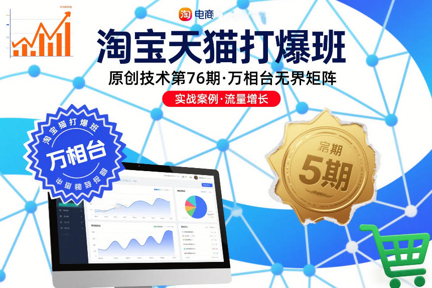 淘宝天猫打爆班原创技术第76期，万相台无界矩阵-轻创终点站
