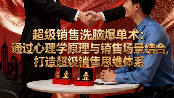 超级销售洗脑爆单术:通过心理学原理与销售场景结合,打造超级销售思维体系-星舰联盟