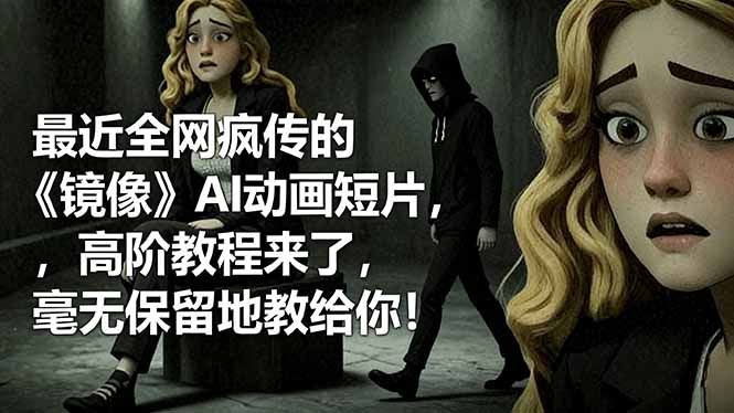 最近全网疯传的《镜像》AI动画短片,高阶教程来了,毫无保留地教给你!-安小熙网创平台