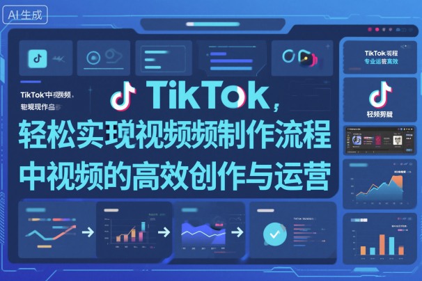 TikTok中视频制做流程,轻松实现Tk中视频的高效创作与运营-安小熙网创平台