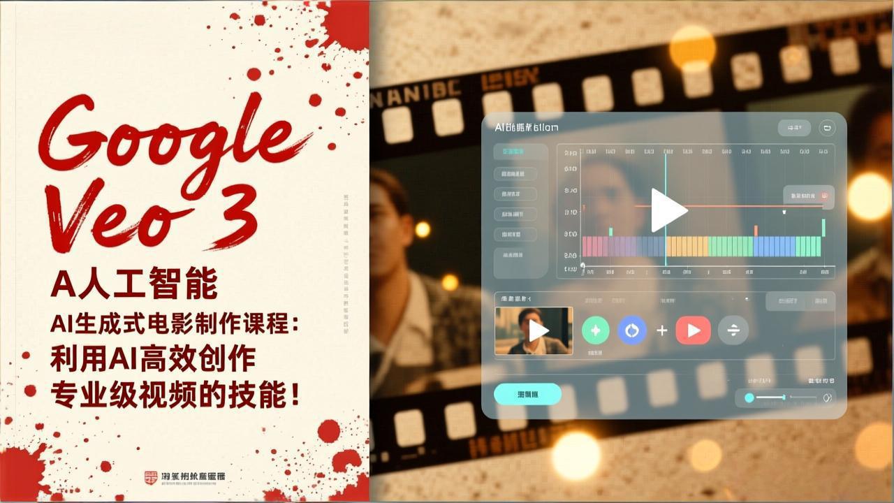 Google Veo 3人工智能AI生成式电影制作课程：利用AI高效创作专业级视频的技能！-轻创终点站