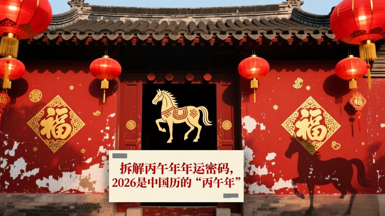 付费文章：拆解丙午年年运密码，2026是中国历的“丙午年”-轻创终点站