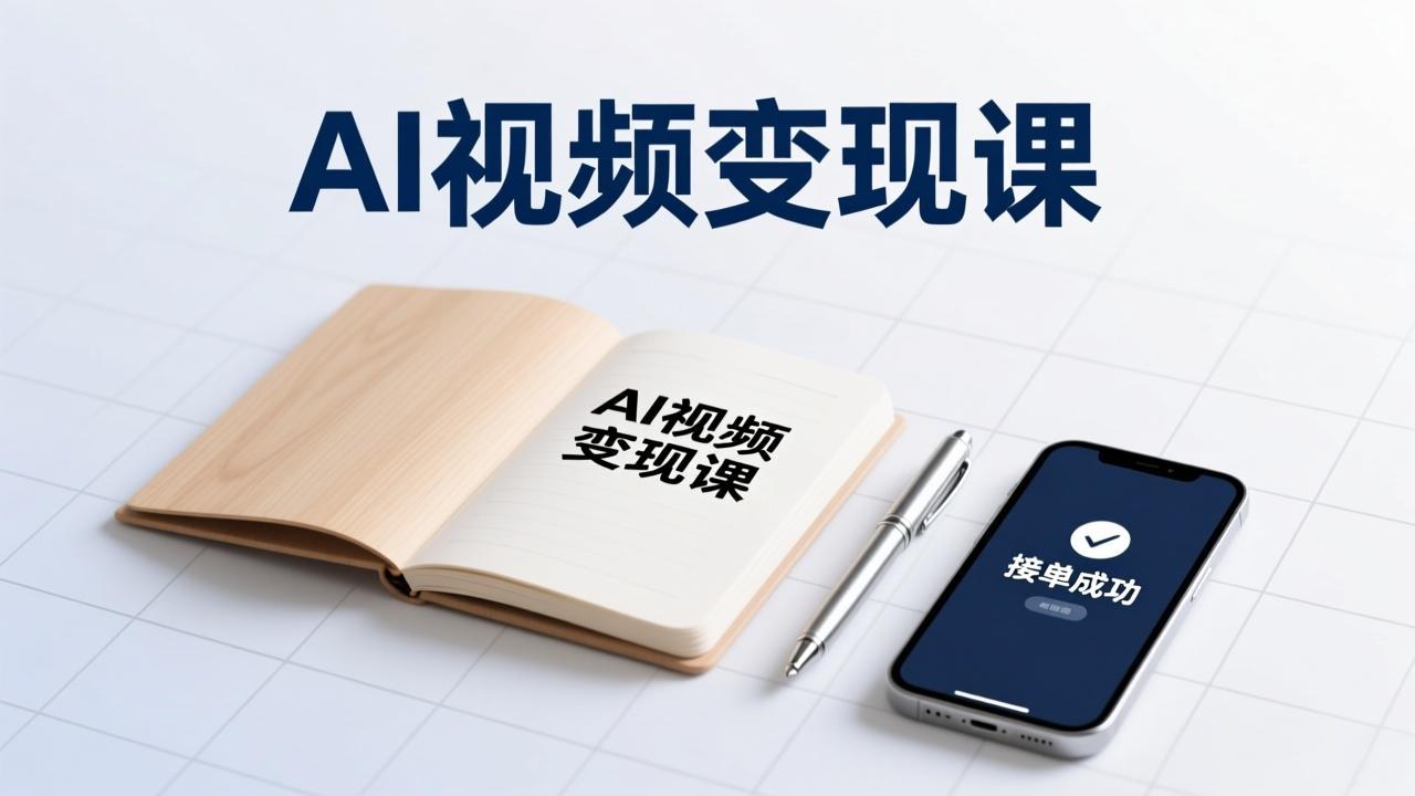 AI视频变现课，学完即可创作短片、接商单，实现副业增收，单项目报价可达千元-轻创终点站