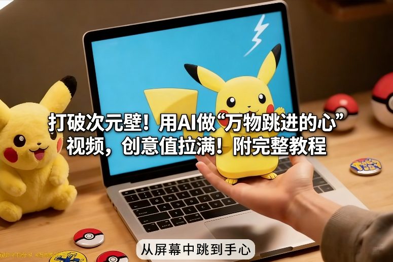 打破次元壁！用AI做【万物跳进手心】视频，创意值拉满！附完整教程-小宇网络社区