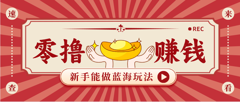 新手也能变现的蓝海玩法，一个人人能做的项目，需求量极大日入300+！-轻创终点站