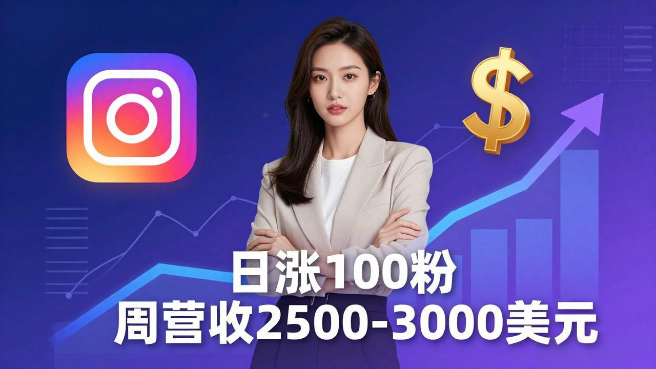 想做数字产品？Sheri亲授：日涨100粉、每周2500至3000美元的营收，Instagram躺着赚-轻创终点站