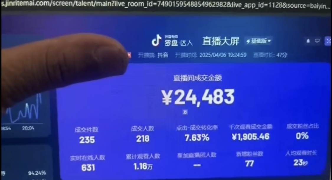 图片[1]-抖音破价直播，靠不露脸读稿子， 日入多张，100%起号-小酒传媒：网创资源∞实战项目∞全网首发
