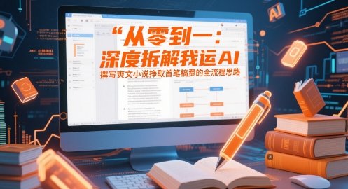 从零到一：深度拆解我运用AI撰写爽文小说挣取首笔稿费的全流程思路-轻创终点站