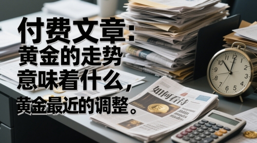 付费文章：黄金的走势意味着什么，如何看待黄金最近的调整-星舰联盟