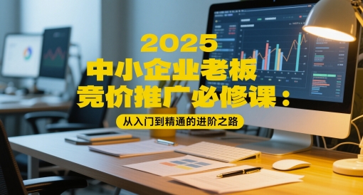 2025中小企业老板竞价推广必修课：从入门到精通的进阶之路-青年云网创—高质量项目商城