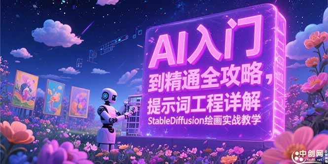 AI入门到精通全攻略，提示词工程详解，StableDiffusion绘画实战教学-星舰联盟