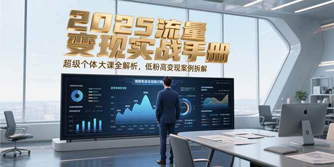 2025流量变现实战手册，超级个体大课全解析，低粉高变现案例拆解-星球源码网