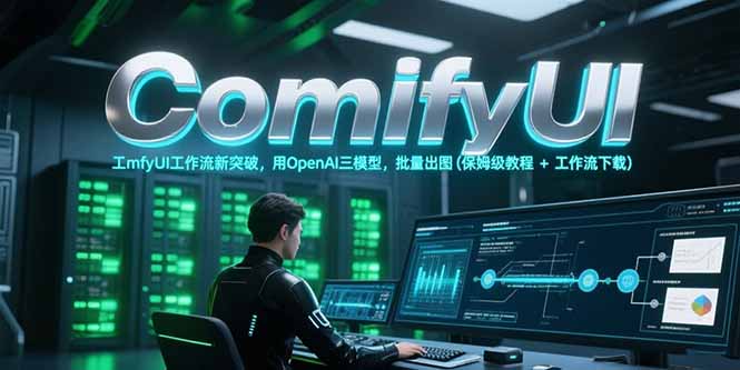 ComfyUI工作流新突破，用OpenAI三模型，批量出图(保姆级教程+工作流下载)-星球源码网