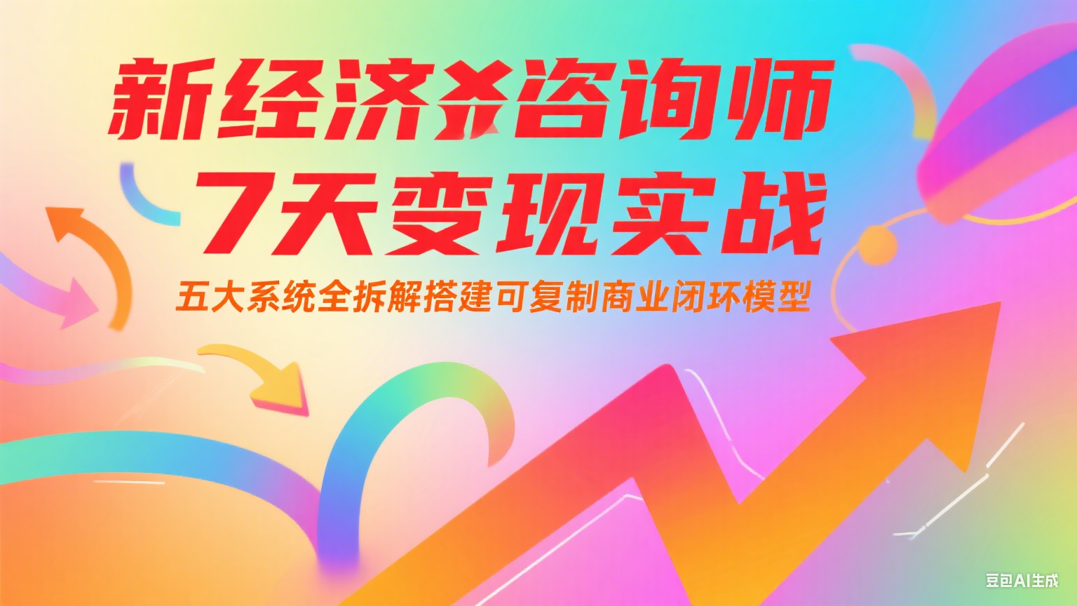新经济咨询师 7 天变现实战：五大系统全拆解搭建可复制商业闭环模型-星球源码网