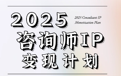 7天构建咨询师变现系统，2025咨询师IP变现计划训练营-星舰联盟
