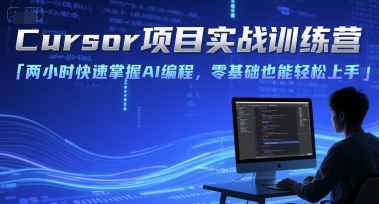 Cursor项目实战训练营，两小时快速掌握AI编程，零基础也能轻松上手-网创星球