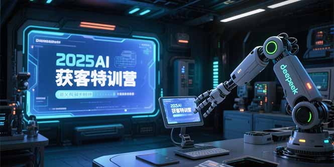 2025AI获客特训营，AI图文视频全制作，deepseek工具实操教学-星舰联盟