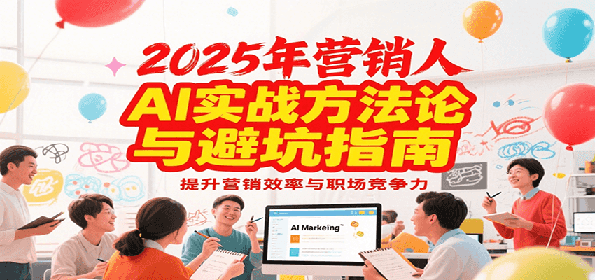 2025年营销实战方法论与避坑指南，利用AI提升营销效率与职场竞争力-星舰联盟