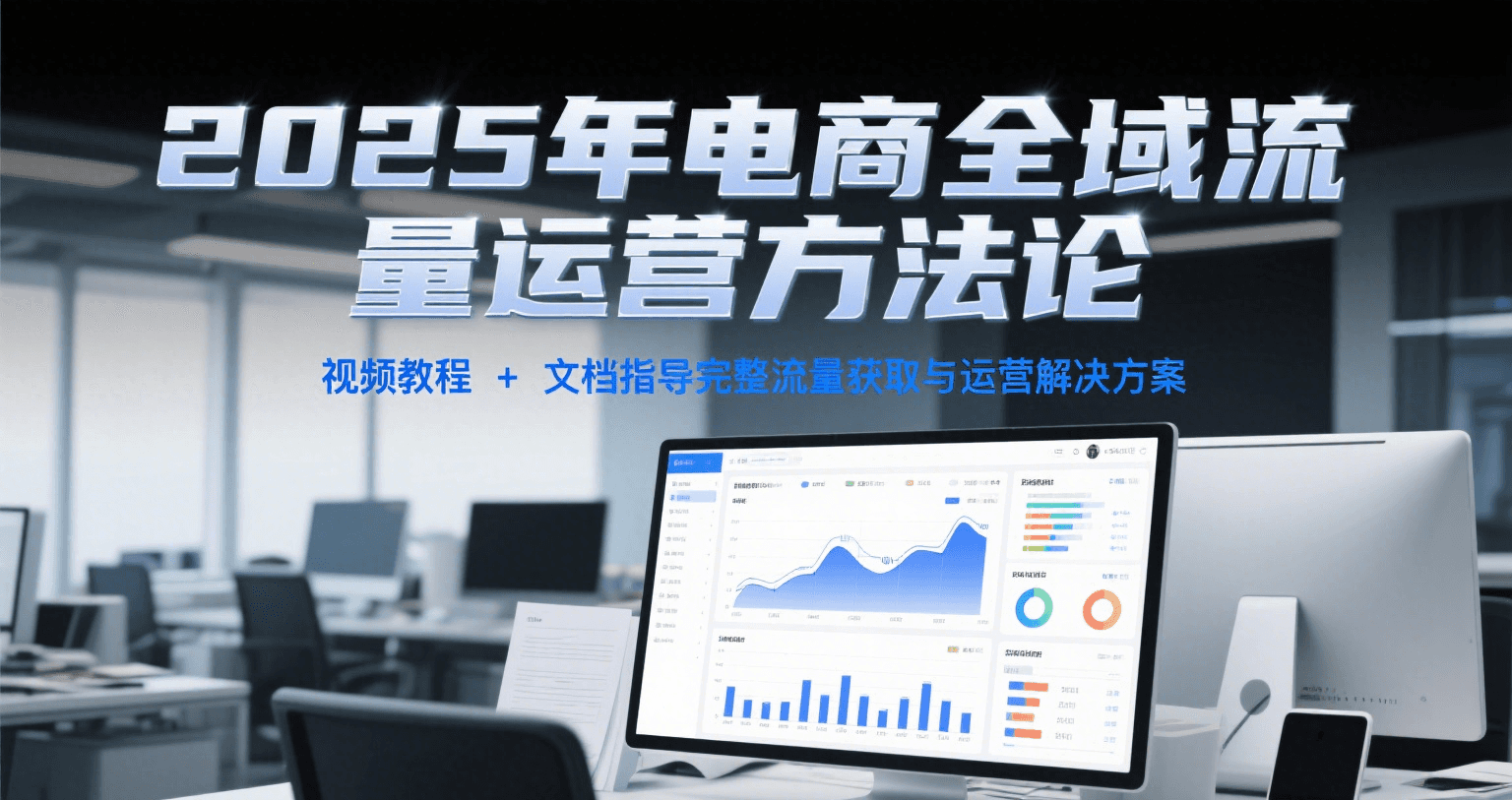 2025年电商全域流量运营方法论，视频教程+文档指导完整流量获取与运营解决方案-星舰联盟