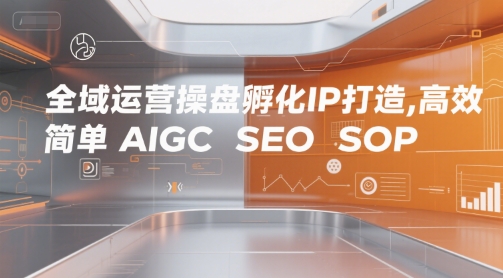 全域运营操盘孵化IP打造，高效 简单 AIGC SEO SOP-星舰联盟