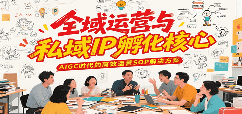 全域运营与私域IP孵化核心，AIGC时代的高效运营SOP解决方案-星舰联盟