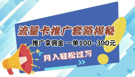 2025年外面卖1500的流量卡项目最新玩法，绿色无门槛对新手非常友好，日入3张+-星舰联盟