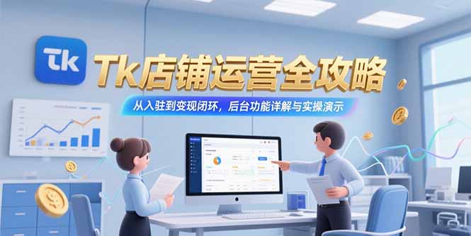 Tk店铺运营全攻略，从入驻到变现闭环，后台功能详解与实操演示-星舰联盟