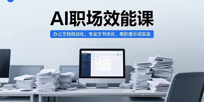 AI职场效能课，办公文档自动化，专业文书优化，高阶提示词实战-星舰联盟