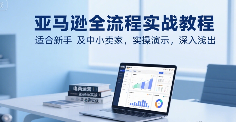 亚马逊全流程实战教程，适合新手及中小卖家，实操演示，深入浅出-青年云网创—高质量项目商城
