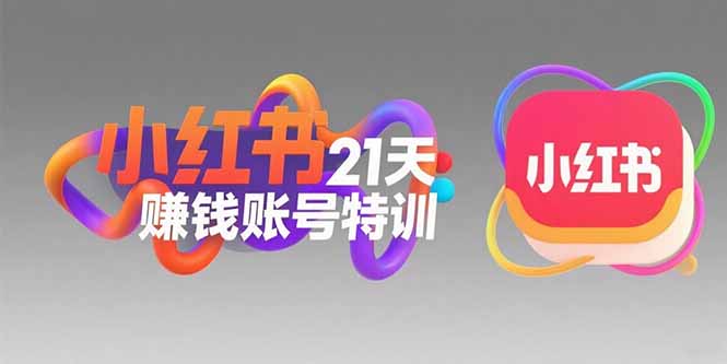 小红书21天赚钱账号特训：黄金定位技巧，高转粉文案创作，科学引流策略-青年云网创—高质量项目商城