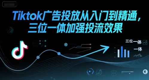 Tiktok广告投放从入门到精通，三位一体加强投流效果-网创星球