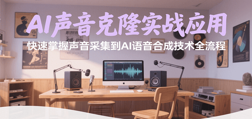 AI声音克隆实战应用，快速掌握声音采集到AI语音合成技术全流程-小熊猫站长