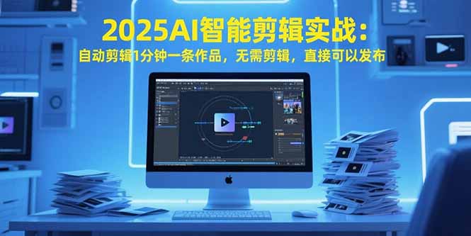 2025AI智能剪辑实战：自动剪辑1分钟一条作品，无需剪辑，直接可以发布-小熊猫站长