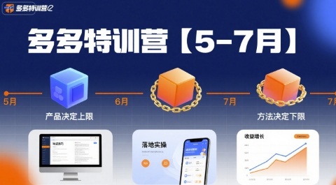 多多特训营【5-7月】产品决定上限，方法决定下限，各种玩法技巧落地实操-轻创终点站