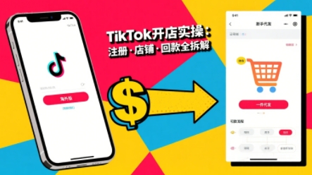 TikTok从开店到投流的进阶课，从基础实操到高阶技巧一网打尽-轻创终点站