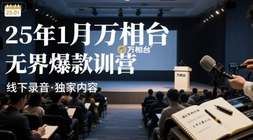 25年1月万相台无界爆款特训营线下录音-華夏云创