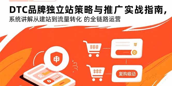 DTC品牌独立站策略与推广实战指南，系统讲解从建站到流量转化的全链路运营-飞叔云网创