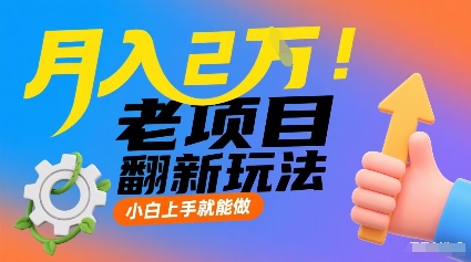 月入2W！老项目翻新玩法，小白上手就能做，非常容易上手-青年云网创—高质量项目商城