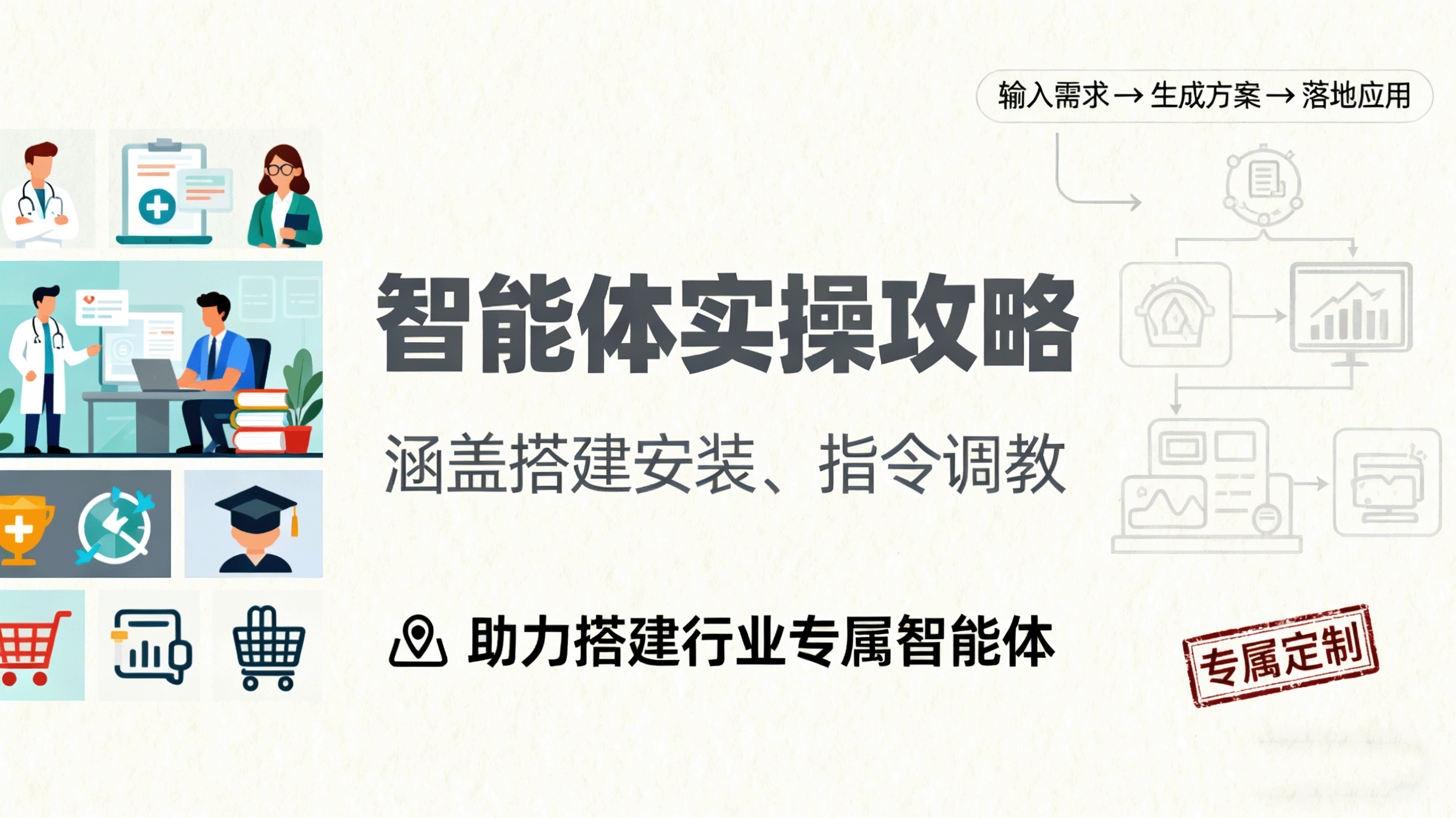 智能体实操攻略：涵盖搭建安装、指令调教，助力搭建行业专属智能体-搞个副业