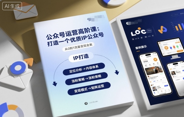 公众号运营高阶课，打造一个优质IP公众号-轻创终点站