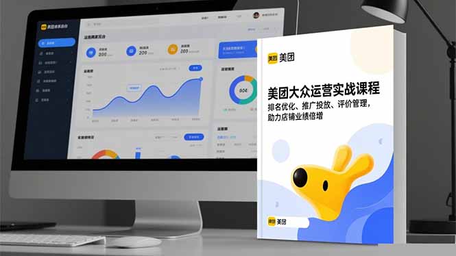 美团大众运营实战课程，排名优化、推广投放、评价管理，助力店铺业绩倍增-安小熙网创平台